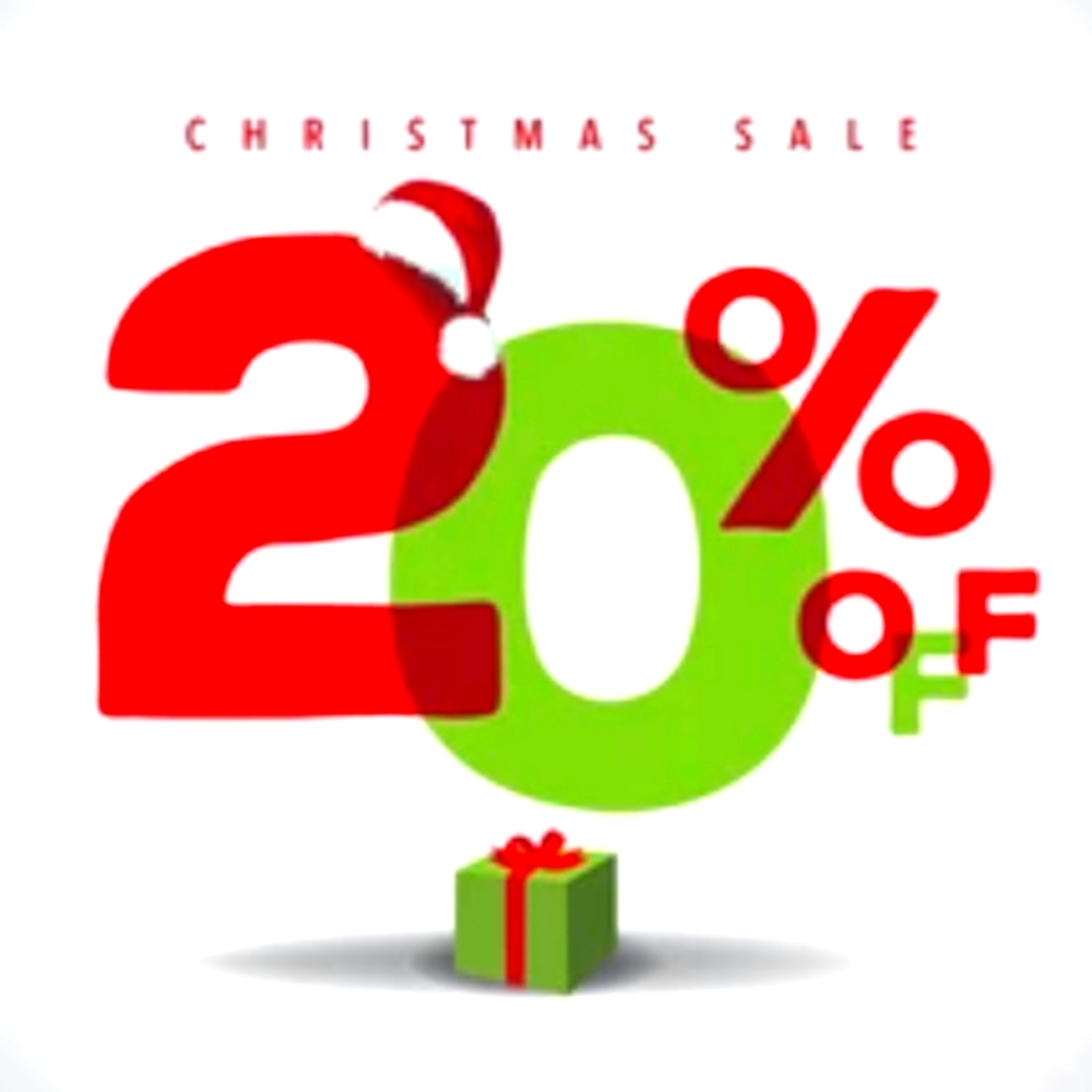 20% OFF SALE, END OF YEAR